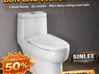 Bồn cầu 1 khối giá rẻ