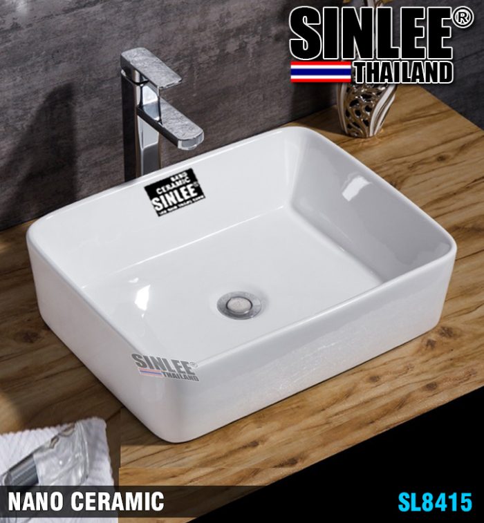SL8415 – LAVABO SỨ ĐẶT BÀN SINLEE