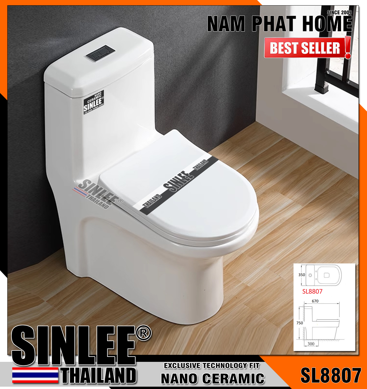 BÀI VIẾT MẪU : BỒN CẦU SINLEE 1 KHỐI TRẮNG  : 20 04  2026 