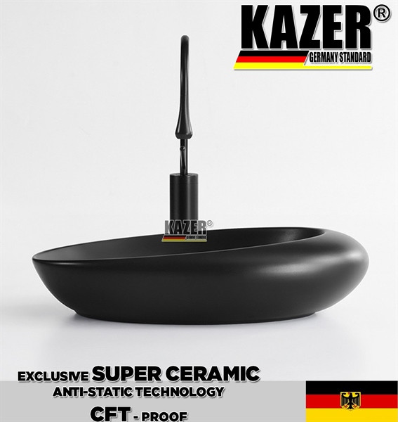 KZ9401D – LAVABO SỨ ĐẶT BÀN KAZER GERMANY 