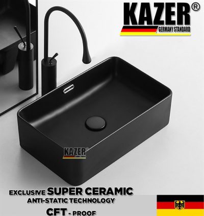 KZ9484FD – LAVABO SỨ ĐẶT BÀN KAZER GERMANY 