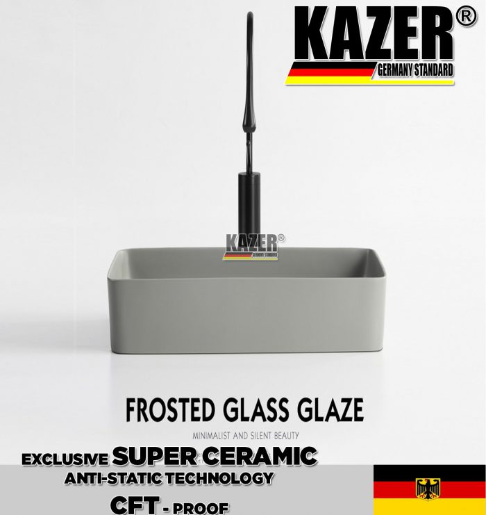 KZ9484X – LAVABO SỨ ĐẶT BÀN KAZER GERMANY 
