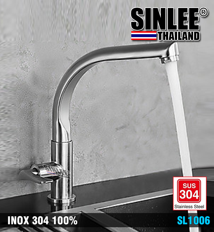 SL1006 – VÒI CHÉN LẠNH - INOX  ỐNG THIÊN NGA SINLEE