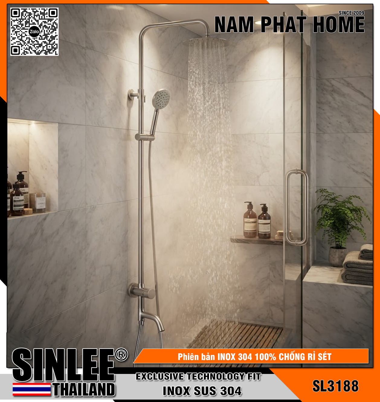 SL3188 – SEN CÂY LẠNH TRÒN INOX THÂN NHỎ,ỐNG TRÒN (1)