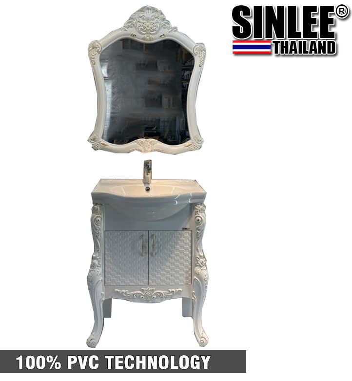 SLT672- LAVABO TỦ SINLEE, NHỰA PVC CHỐNG THẤM - 60CM